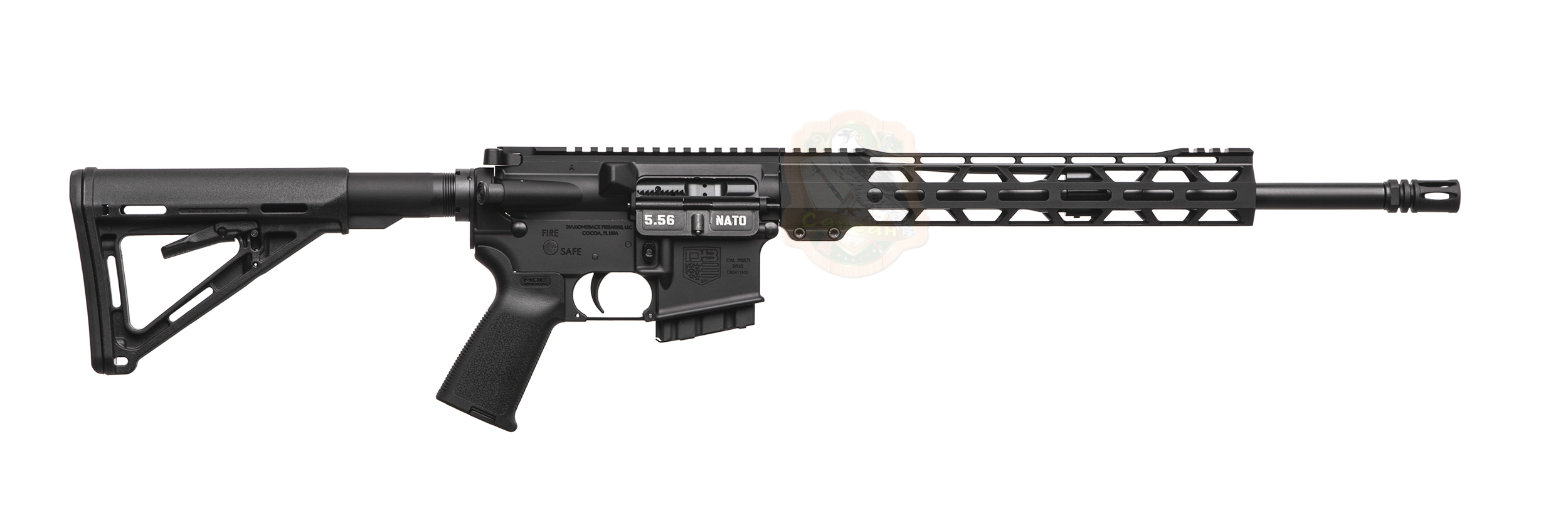 Карабін Diamondback DB15 кал.223/5.56, ствол 16"+ ремінь SL коричневий Фото 1